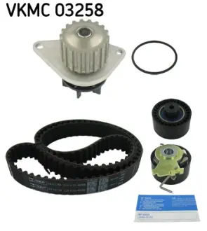 Комплект ГРМ, пас+ролик+помпа SKF VKMC 03258