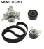 Комплект ГРМ, пас+ролик+помпа SKF VKMC 03263