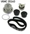 Комплект ГРМ, пас+ролик+помпа SKF VKMC 05140