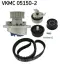 Комплект ГРМ, пас+ролик+помпа SKF VKMC 05150-2