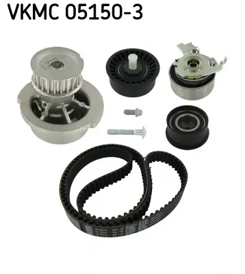Комплект ГРМ, пас+ролик+помпа SKF VKMC 05150-3