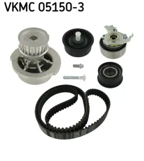 Комплект ГРМ, пас+ролик+помпа SKF VKMC 05150-3