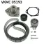 Комплект ГРМ, пас+ролик+помпа SKF VKMC 05193