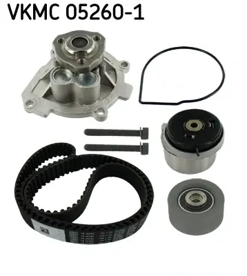 Комплект ГРМ, пас+ролик+помпа SKF VKMC05260-1