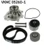 Комплект ГРМ, пас+ролик+помпа SKF VKMC05260-1