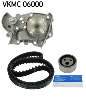 Комплект ГРМ, пас+ролик+помпа SKF VKMC 06000