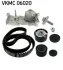 Комплект ГРМ, пас+ролик+помпа SKF VKMC 06020