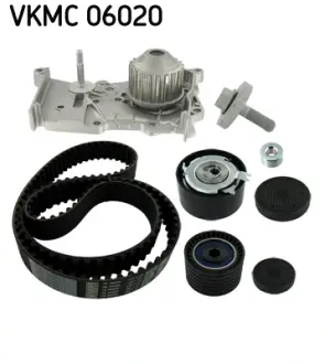 Комплект ГРМ, пас+ролик+помпа SKF VKMC 06020