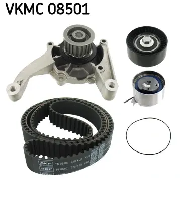 Комплект ГРМ, пас+ролик+помпа SKF VKMC08501