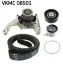 Комплект ГРМ, пас+ролик+помпа SKF VKMC08501
