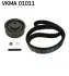 Комплект ГРМ (ремінь + ролик) SKF VKMA 01011