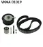 Комплект ГРМ (ремінь + ролик) SKF VKMA 01019