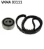 Комплект ГРМ (ремінь + ролик) SKF VKMA 03111