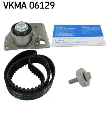 Комплект ГРМ (ремінь + ролик) SKF VKMA 06129 (фото 1)