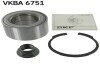 Комплект подшипника ступицы колеса skf VKBA6751