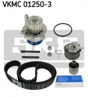 Комплект (ремінь+ролик+помпа) skf VKMC 01250-3