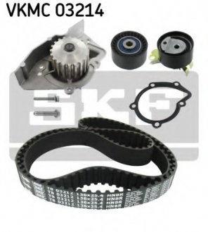 Комплект (ремінь+ролик+помпа) skf VKMC 03214