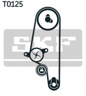 Комплект (ремінь+ролики) skf VKMA 01110