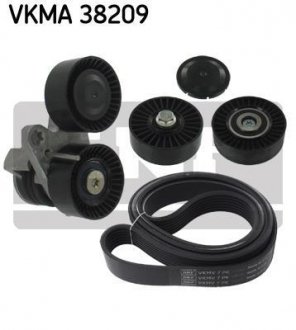 Комплект (ремінь+ролики) skf VKMA 38209