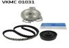 Комплект (ремінь+ролик+помпа) skf VKMC 01031