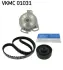 Комплект (ремінь+ролик+помпа) SKF VKMC 01031