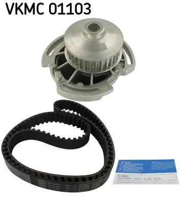 Комплект (ремінь+ролик+помпа) SKF VKMC 01103 (фото 1)