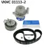 Комплект (ремінь+ролик+помпа) SKF VKMC 01113-2