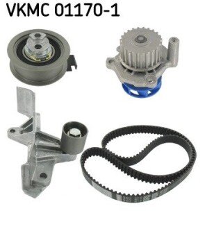 Комплект (ремінь+ролик+помпа) skf VKMC 01170-1