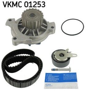 Комплект (ремінь+ролик+помпа) skf VKMC01253