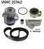 Комплект (ремінь+ролик+помпа) SKF VKMC 01942