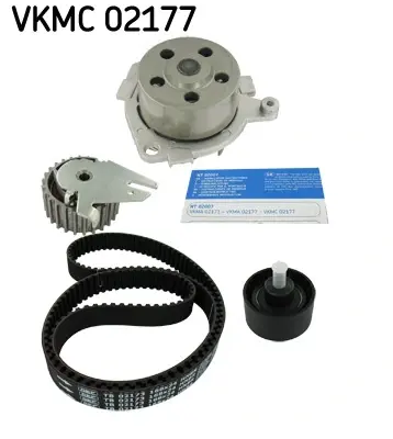 Комплект (ремінь+ролик+помпа) SKF VKMC 02177