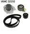Комплект (ремінь+ролик+помпа) SKF VKMC 02192