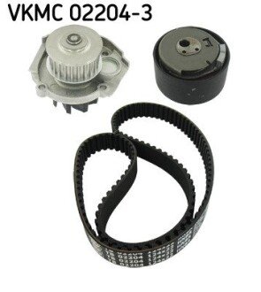 Комплект (ремінь+ролик+помпа) skf VKMC022043