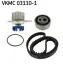 Комплект (ремінь+ролик+помпа) SKF VKMC 03110-1