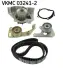 Комплект (ремінь+ролик+помпа) SKF VKMC 03241-2