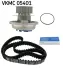 Комплект (ремінь+ролик+помпа) SKF VKMC 05401
