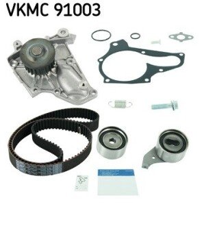 Комплект (ремінь+ролик+помпа) skf VKMC 91003