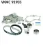 Комплект (ремінь+ролик+помпа) SKF VKMC 91903