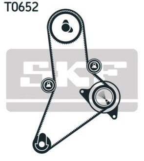 Комплект (ремінь+ролики) skf VKMA02384