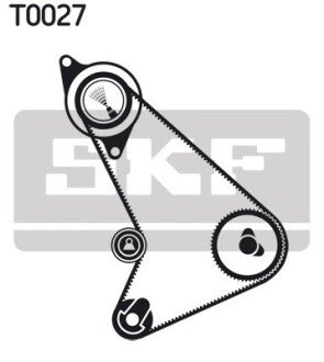 Комплект (ремінь+ролики) skf VKMA 04301