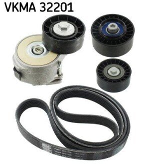 Комплект (ремінь+ролики) skf VKMA32201