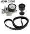 Комплект (ремінь+ролики) SKF VKMA33302