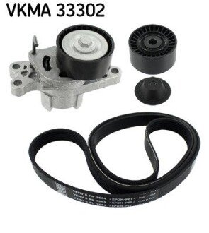 Комплект (ремінь+ролики) skf VKMA33302