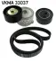 Комплект ремня грм SKF VKMA 33037