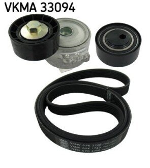 Комплект ременя грм skf VKMA33094