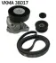 Комплект ременя грм SKF VKMA 38017