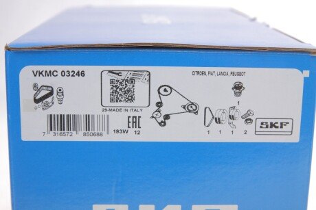 Комплект ремня грм skf VKMC03246