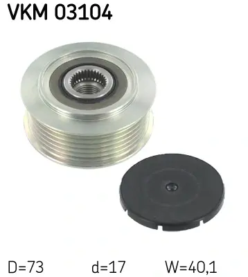 Муфта генератора SKF VKM 03104