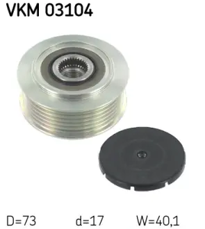 Муфта генератора SKF VKM 03104