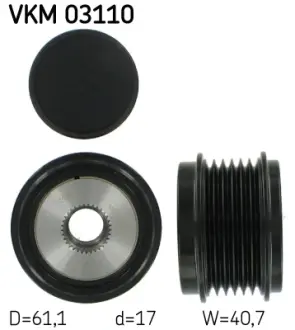 Муфта генератора SKF VKM 03110